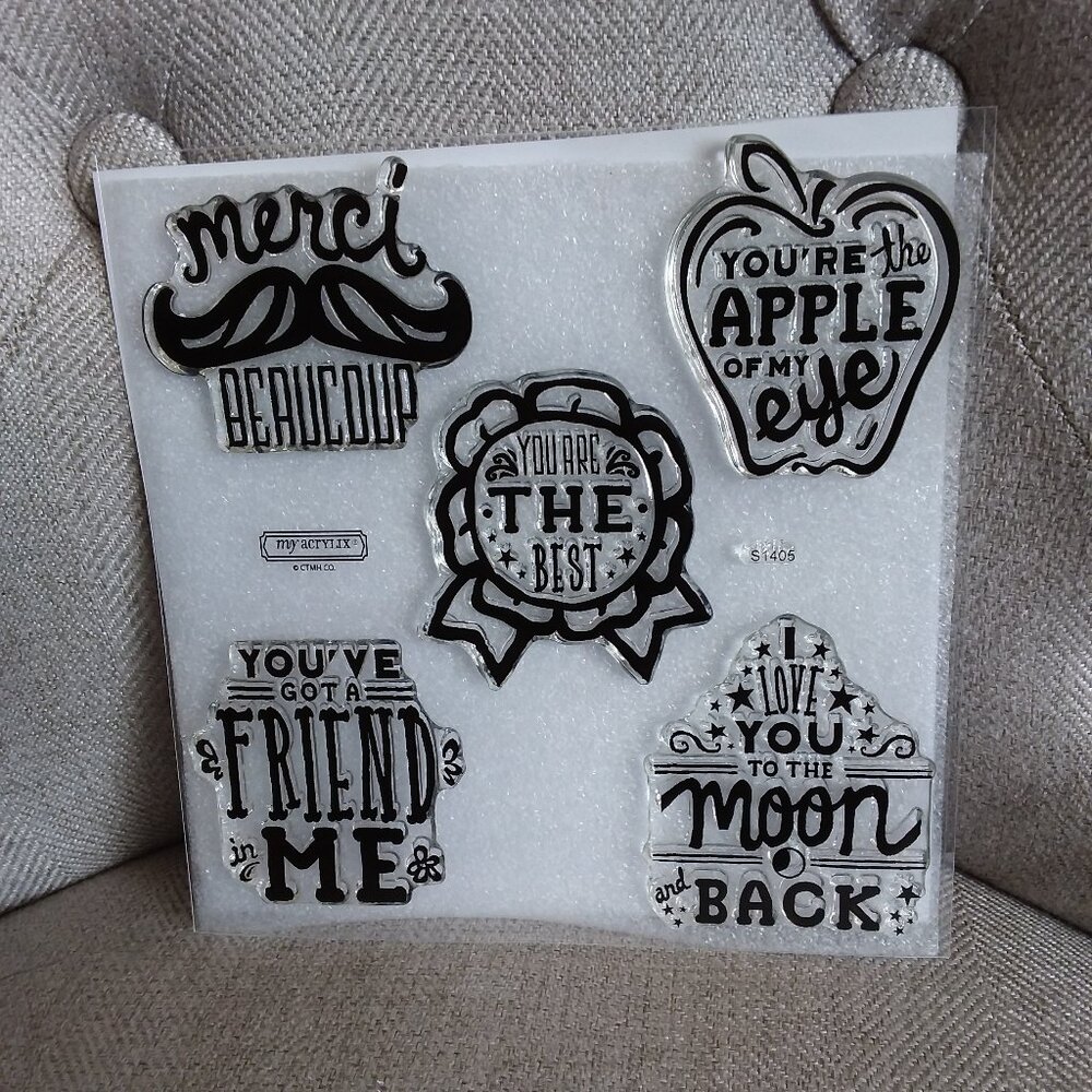 CTMH S1405 "You've Got a Friend" Acrylic Stamp Set